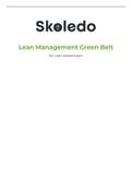 Dé samenvatting Lean Management Green Belt