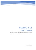 Samenvatting Psychologie; een inleiding