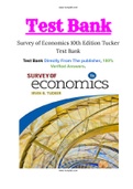 Survey of Economics 10th Edition Tucker Test Bank