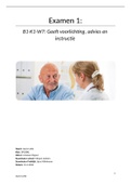 Examen B1-K1-W7 Geeft voorlichting, advies en instructie