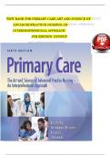 Test Bank For Primary Care Art And Science Of Advanced Practice Nursing-An Interprofessional Approach 6th Edition by Debera J. Dunphy, Lynne M.; Winland-Brown, Jill E.; Porter, Brian Oscar; Thomas