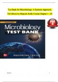 Test Bank for Microbiology, A Systems Approach, 6th Edition, Marjorie Kelly Cowan, Heidi Smith | Complete Guide A+