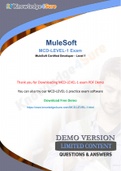 Exam (elaborations) MuleSoft Certified Developer - Level 1  knowledge4sure MCD-Level-1 Exam Questions, ISBN: 