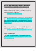 ASE B6 Test - (Automotive ASE test B6) Damage Analysis & Estimating: Questions & Answers; Latest  Updated 