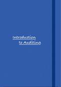 Bcom Accounting - Introduction to Auditing 