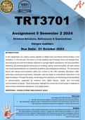 TRT3701Assignment 5 (COMPLETE ANSWERS) Semester 2 2024 - DUE 21 October 2024