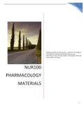 NUR 100 Pharmacology Packet for students #2 (FORTIS INSTITUTE PENSACOLAASSOCIATE DEGREE OF NURSING PROGRAM)