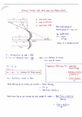 Velocity triangle, work done and efficiency of Pelton Wheel