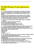 NCIDQ Practice Exam Questions - IDFX With Complete Answers Graded To Pass!!