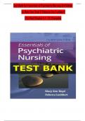 TEST BANK For Essentials of Psychiatric Nursing, 3rd Edition by Mary Ann Boyd & Rebecca Ann Luebbert | Verified Chapter's 1 - 31 | Complete Newest Version