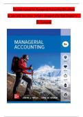 Solution Manual for Managerial Accounting, 8th edition by John Wild, ken Shaw, Barbara Chiappetta, Verified Chapters 1 - 13, Complete Newest Version