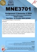 MNE3701 Assignment 5 (COMPLETE ANSWERS) Semester 2 2024 - DUE 25 October 2024