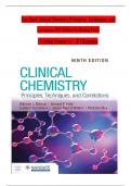 Clinical Chemistry Principles, Techniques, and Correlations 9th Edition TEST BANK by Bishop Fody, All Chapters 1 - 31, Complete Newest Version (100% Verified)