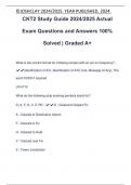 CKT2 Study Guide 2024/2025 Actual Exam Questions and Answers 100% Solved | Graded A+