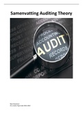 Samenvatting Auditing Theory