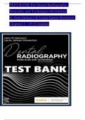 TEST BANK For Dental Radiography: Principles and Techniques 6th Edition by Joen Iannucci & Laura Jansen Howerton, Verified Chapters 1 - 35, Complete Newest Version