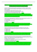 Pharm: A Patient-Centered Nursing Process Approach CH: 39 Questions & Answers Latest Update & Pharm: A Patient-Centered Nursing Process Approach CH: 40 Questions And Answers 2022/2023