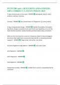 PLTW PBS unit 1 QUESTIONS AND ANSWERS 100% CORRECT | LATEST UPDATE 2025