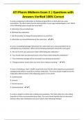 ATI Pharm Midterm Exam 2 | Questions with Answers Verified 100% Correct