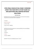 IFSTA FINAL EXAM ACTUAL EXAM 3 VERSIONS LATEST THIS YEAR WITH A STUDY GUIDE ALL 500 QUESTIONS AND VERIFIED DETAILED SOLUTIONS| click on AVAILABLE IN PACKAGE DEAL. You 'll get more for less! OR SCROLL TO THE BOTTOM RIGHT CORNER AFTER OPENING THIS DO