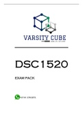 DSC1520 Assignment 2, 3 & 4 Semester 1 2022