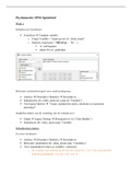 Volledige psychometrie samenvatting SPSS & R  (22/23)