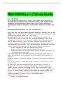 NUR 2459 / NUR2459 Mental and Behavioral Health Nursing Exam 2 Study Guide | Rated A | Latest 2022 / 2023 | Rasmussen College