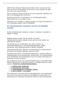 Samenvatting Basisboek Online Marketing H7, H8, H11 en H12 met Collegesheets Tentamenstof