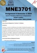 MNE3701 Assignment 6 (COMPLETE ANSWERS) Semester 2 2024 - DUE 8 November 2024