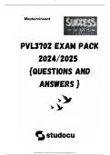 PVL3702 EXAM PACK 2024/2025  {QUESTIONS AND ANSWERS }