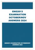 ENG2613 EXAMINATION OCTOBER/NOVEMBER ANSWERS 2024