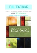 Principles of Microeconomics 7th Edition Frank Solutions Manual with Question and Answers, From Chapter 1 to 11