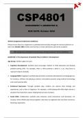 CSP4801 Assignment 6 (COMPLETE ANSWERS) 2024 - DUE October 2024