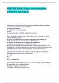 NTR 555 FINAL Exam with complete solutions 2024_2025