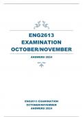 ENG2613 EXAMINATION OCTOBER/NOVEMBER ANSWERS 2024