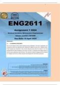 ENG2611 Assignment 1 (COMPLETE ANSWERS) 2024 - DUE  APRIL 2024