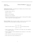 Linear Algebra Practice Problems Set 5