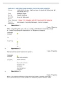 NURS 6531 MIDTERM EXAM REVISION QUESTION AND ANSWERS