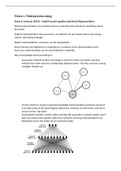 literature summary Behaviour and Environment 3