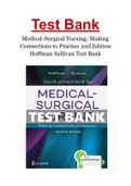 Test Bank Davis Advantage for Medical-Surgical Nursing Making Connections to Practice 2nd Edition by Janice J. Hoffman, Nancy J. Sullivan Chapter 1-71