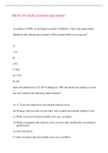 IHI PS 101 Study question and answer,100% CORRECT