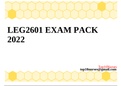 LEG2601 EXAM PACK 2022