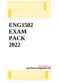 ENG1502 EXAM PACK 2022