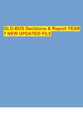 GLO-BUS Decisions & Report YEAR 7 NEW UPDATED FILE