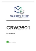 CRW2601 Assignment 1 & 2 Semester 1 & 2 2021