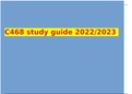 C468 study guide 2022/2023