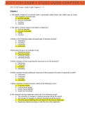 ACCT 2101 EXAM 1 STUDY GUIDE CHAPTER 1-3 QUESTIONS AND ANSWERS