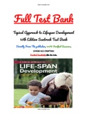 Topical Approach to Lifespan Development 10th Edition Santrock Test Bank