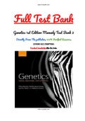 Genetics 1st Edition Meneely Test Bank 