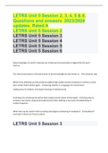 LETRS Unit 5 Session 2, 3, 4, 5 & 6. Questions and answers. 2023/2024 updates. Rated A LETRS Unit 5 Session 2 LETRS Unit 5 Session 3 LETRS Unit 5 Session 4 LETRS Unit 5 Session 5 LETRS Unit 5 Session 6